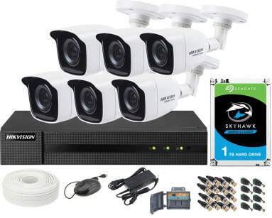 Sada pro monitorování 4v1 Hikvision Hiwatch