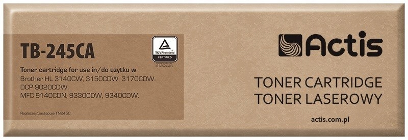 Toner Actis TB-245CA (zamiennik Brother TN-245C; Standard; 2200 stron; nieb