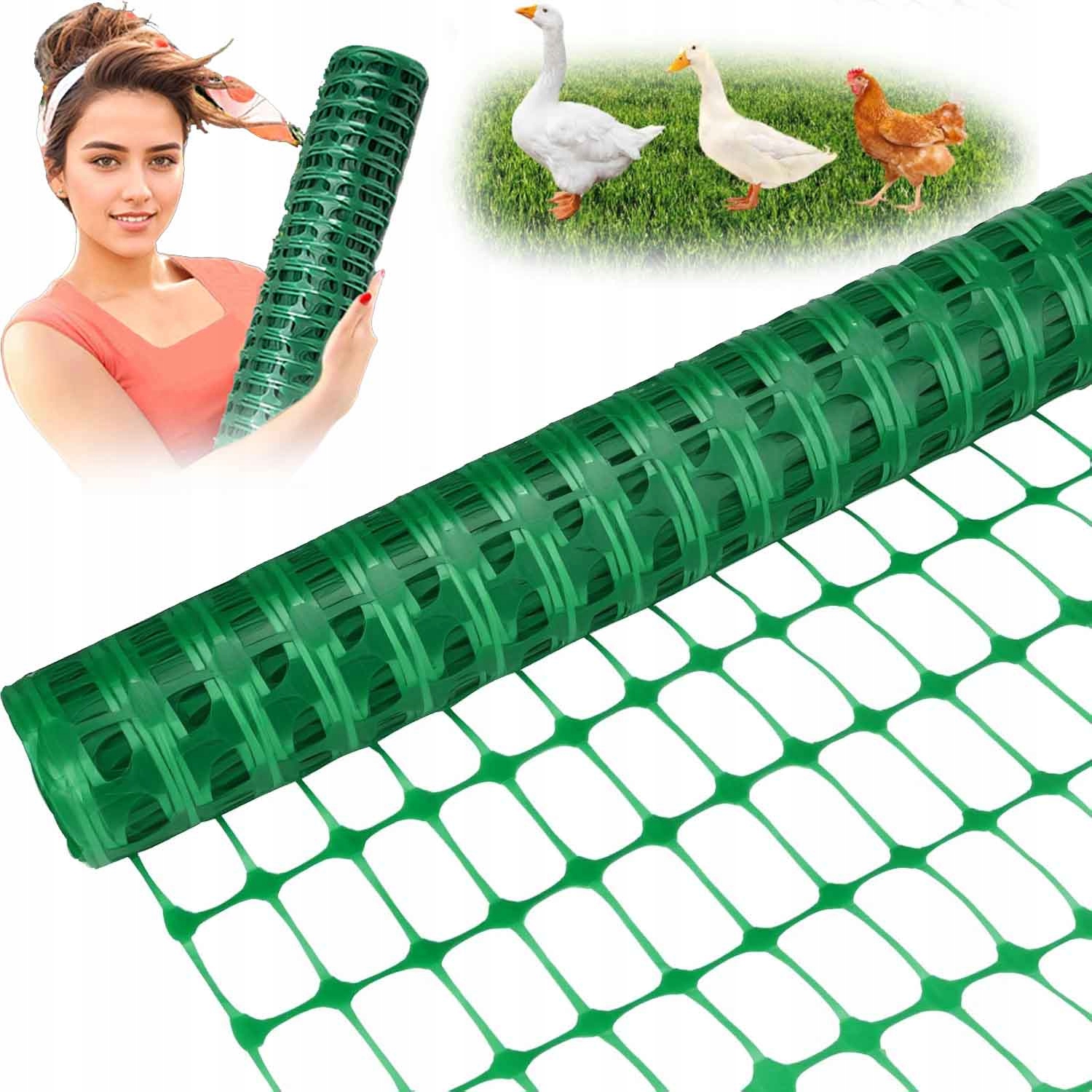 Plotová síť Zelená Rabatová plastová Všestranná 100 cm x 30 m