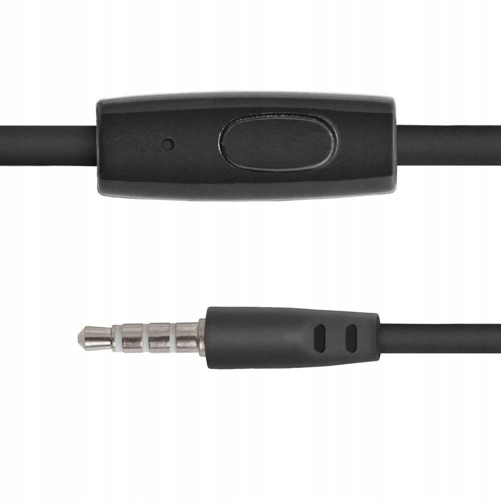 SŁUCHAWKI DEFENDER DOUSZNE z mikrofonem PULSE 420 CZARNO-POMARAŃCZOWE 4-PIN — 10