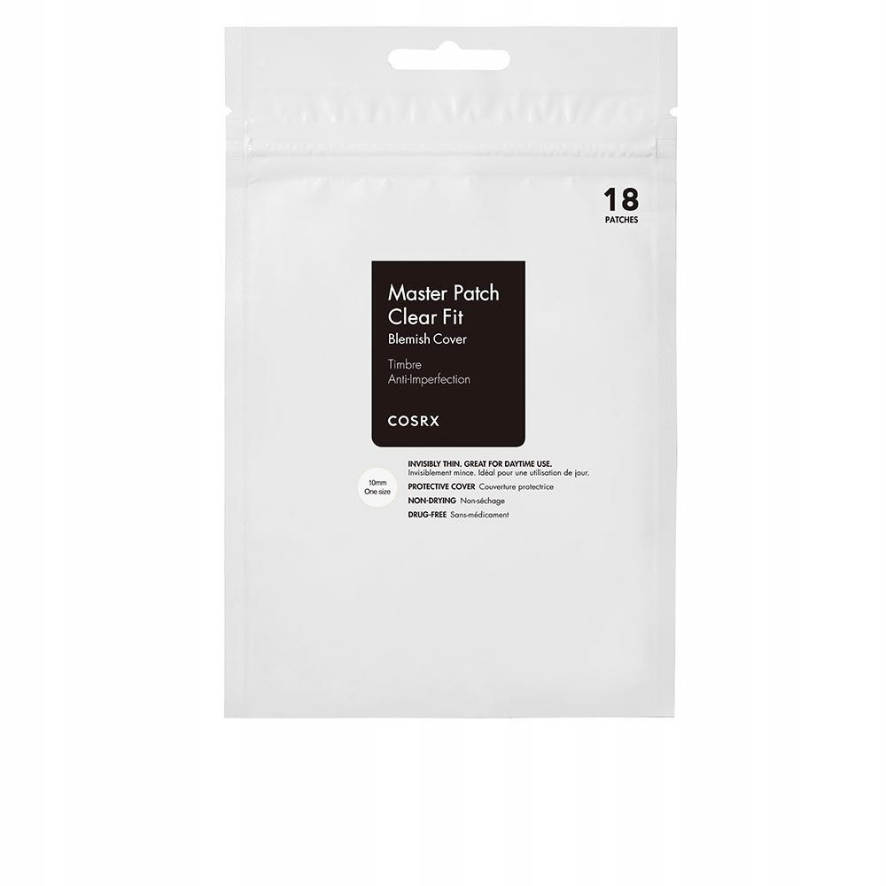 COSRX Clear Fit Master Patch 18szt - Ultracienkie plasterki na wypryski — 5