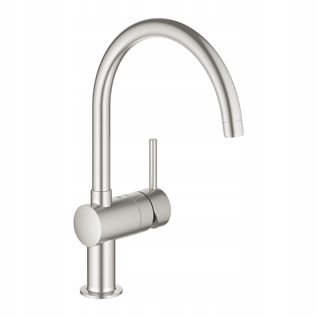 Grohe bateria kuchenna z obrotową wylewką kolor stal Minta 32917DC0