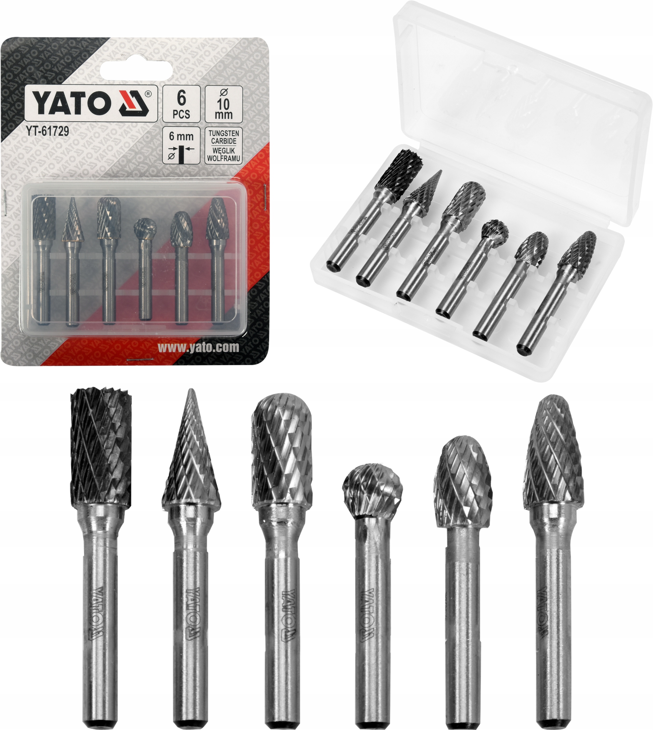 

Frezy Trzpieniowe Do Metalu Yato Zestaw 6 Szt 10mm