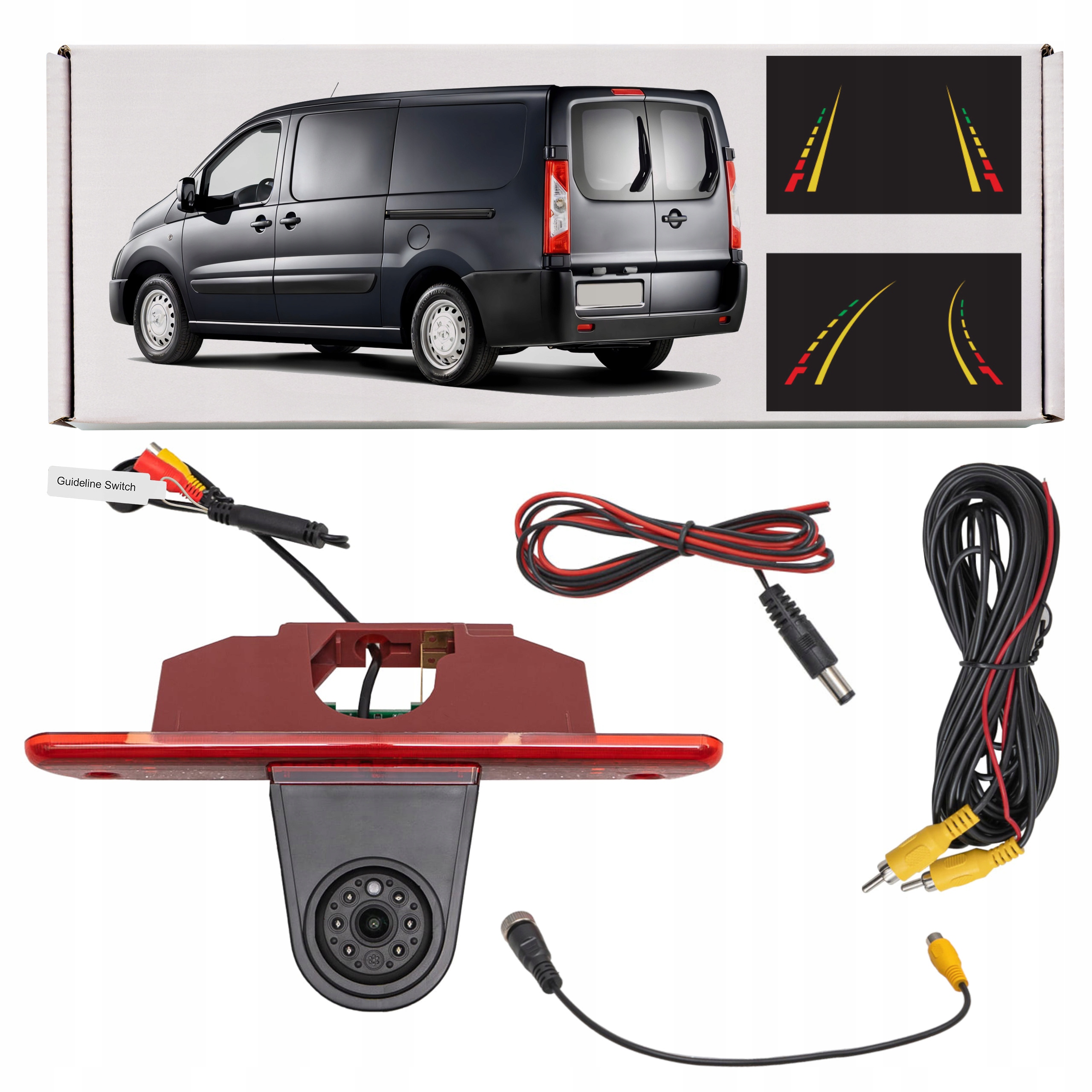 Toyota Proace I 2013-16 Cúvacia Kamera S Ir Diódami Namiesto Brzdového Svetla