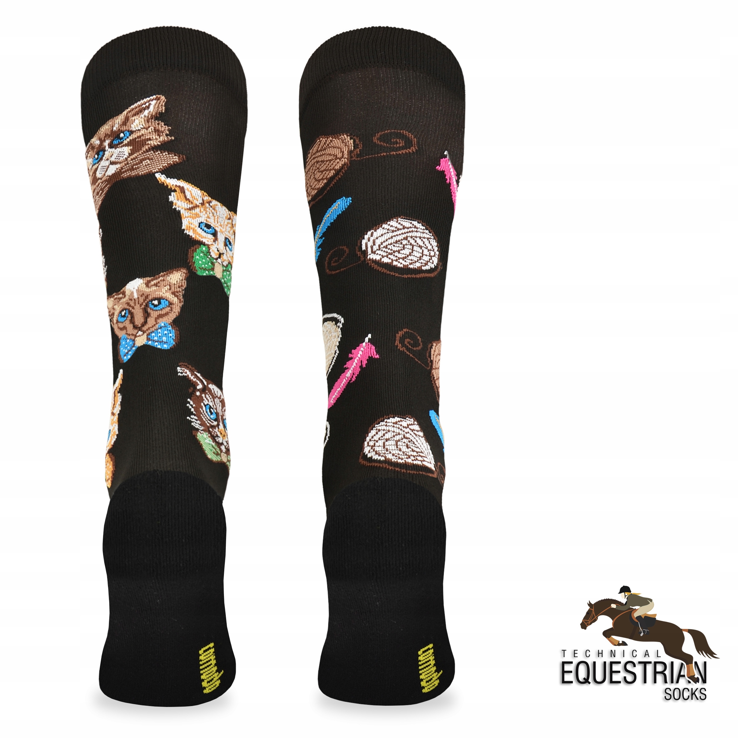 Modne kolorowe podkolanówki jeździeckie w KOTY Rozmiar 31-34