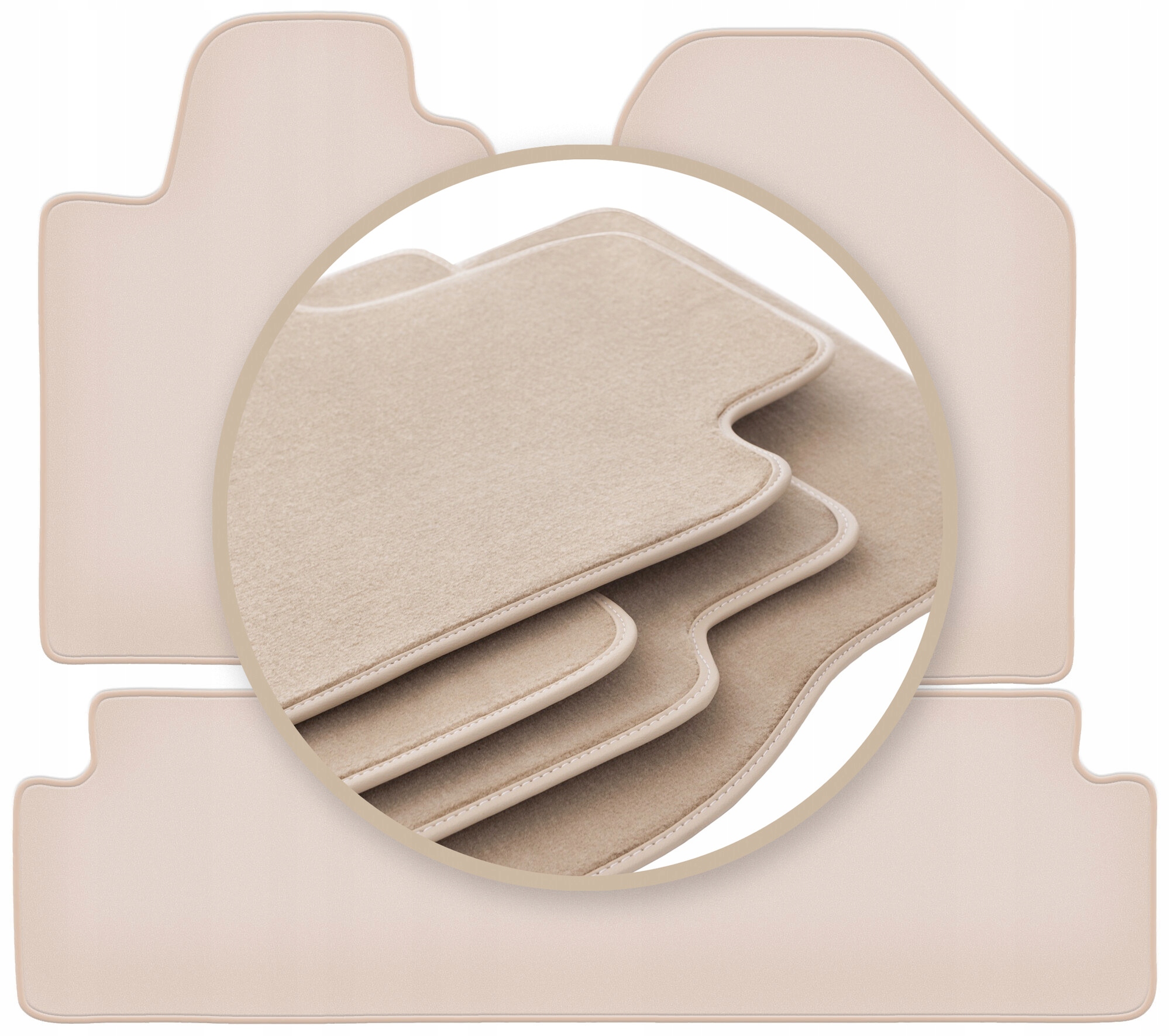 Velúrové koberčeky 10 mm Premium pre: Toyota Corolla Verso II minivan 2004-200