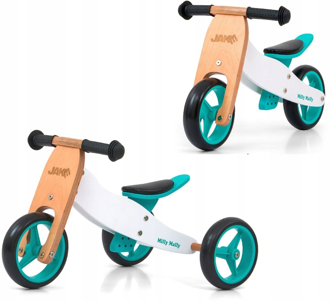 Rowerek Biegowy Trójkołowy Milly Mally Jake 2w1