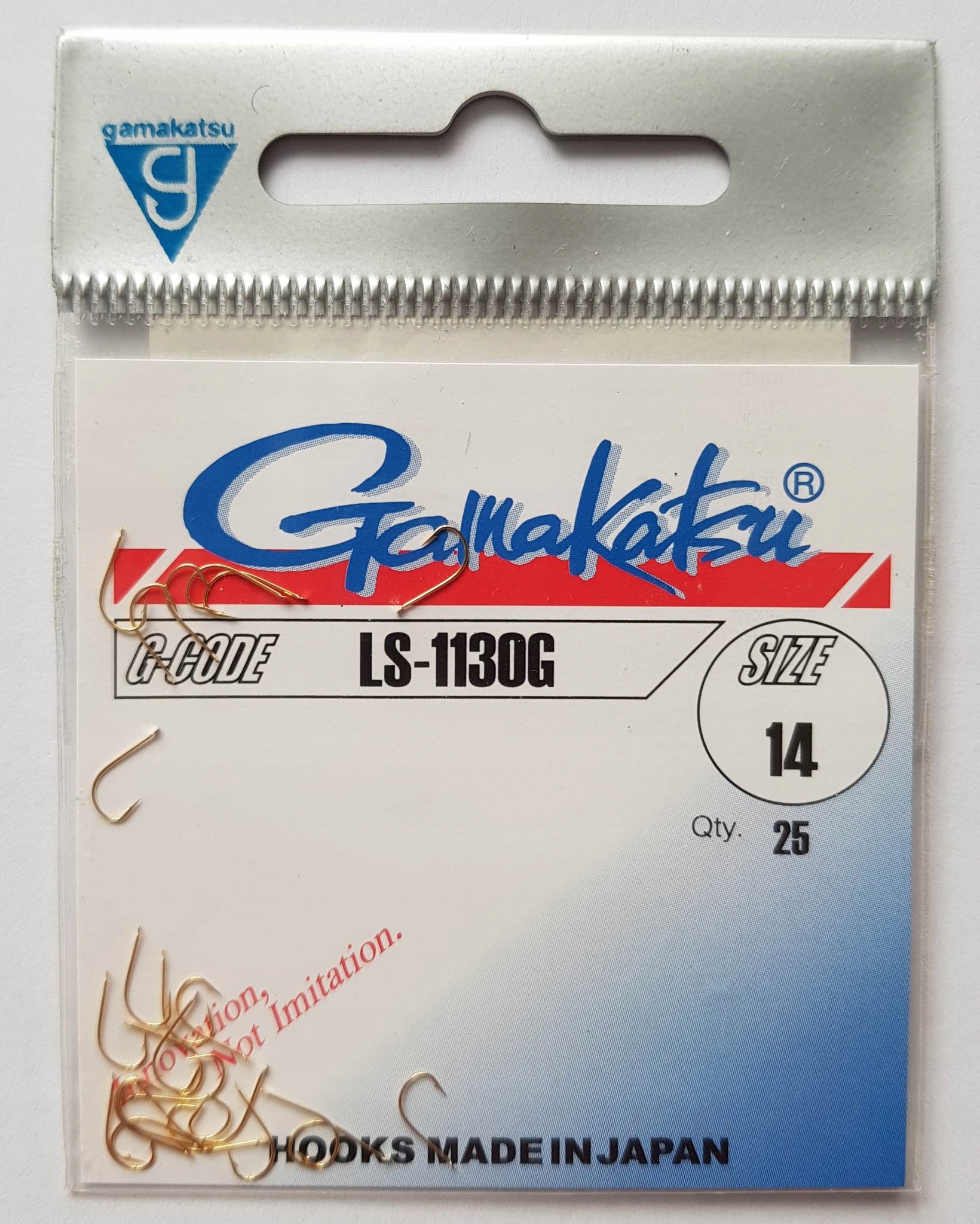 Haczyki Gamakatsu LS-1130G nr 14 złoty