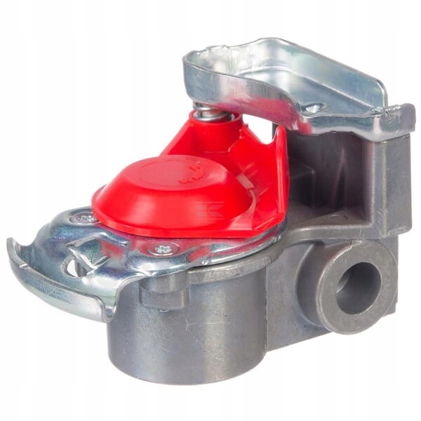 Pneumatická spojka s integrovaným filtrem M16x1.5 červená boční závit