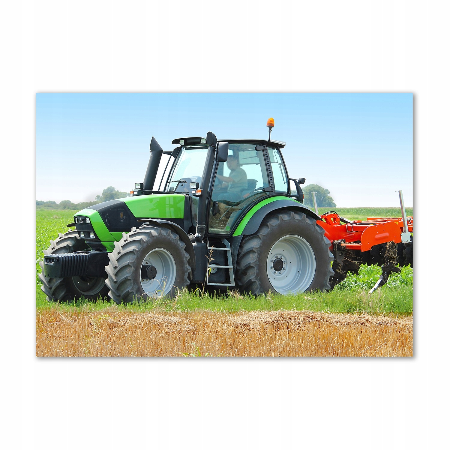 

Obraz zdjęcie szkło akryl Traktor na polu 100x70cm
