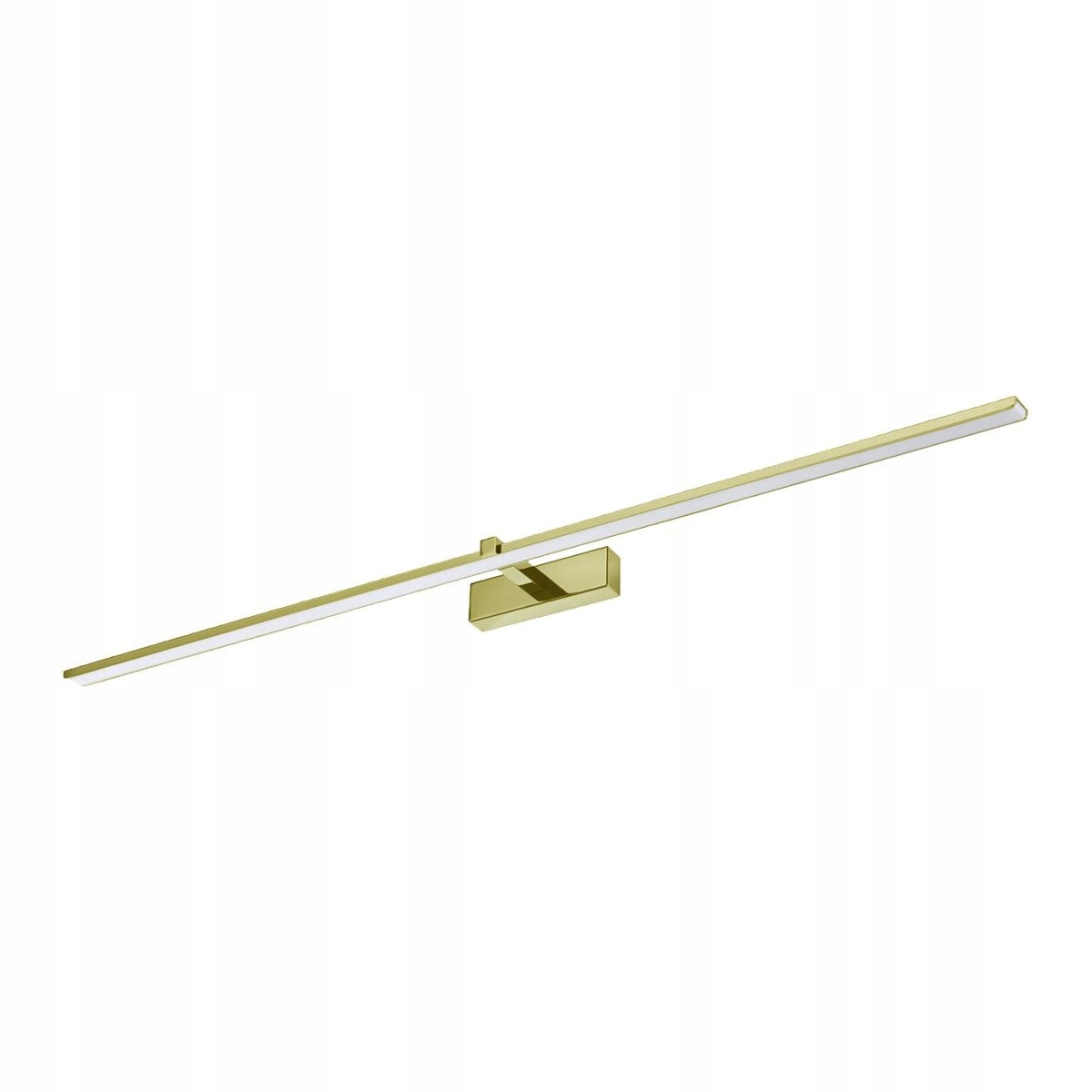 Zlatá nástěnná lampa do koupelny voděodolná nad umyvadlo Venus 24W 120 cm