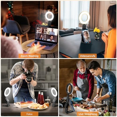EVERSHOP Ring Light for Laptop PC Video Conferencing 2-Lamp Set — miniatura 3