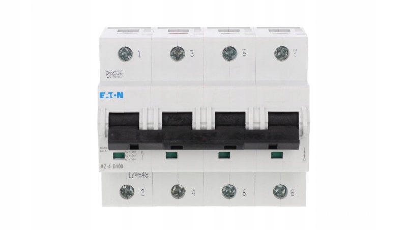 Wyłącznik nadprądowy 4P D 100A 25kA Ac AZ-4-D100 174548