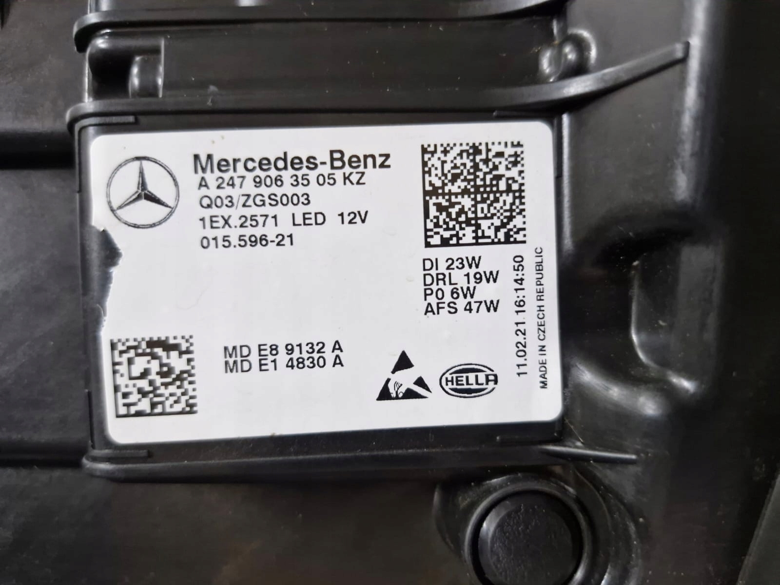 light left Mercedes GLA W247 FULL LED High Performance LED