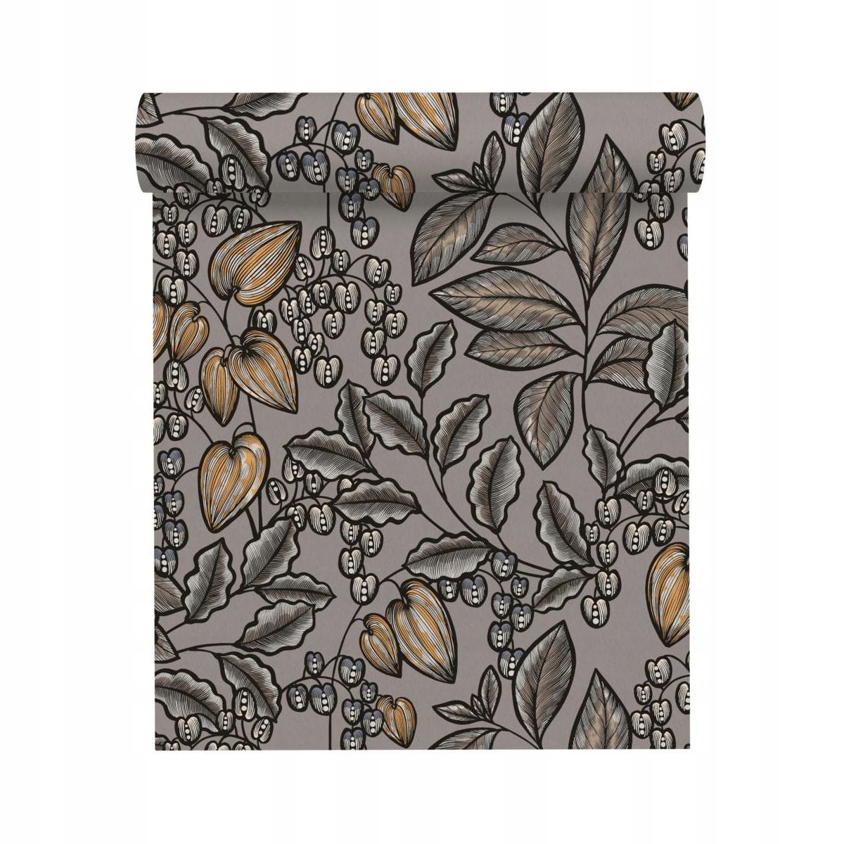 Tapeta As Creation Floral Impression 377549 hnědá 0,53 x 10 m