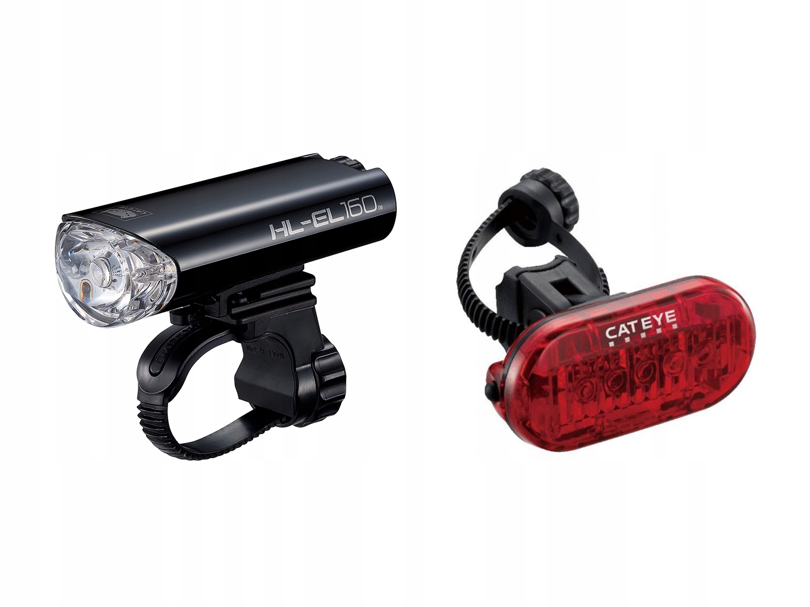 Zestaw lamp Cateye HL-EL160 TL-LD155