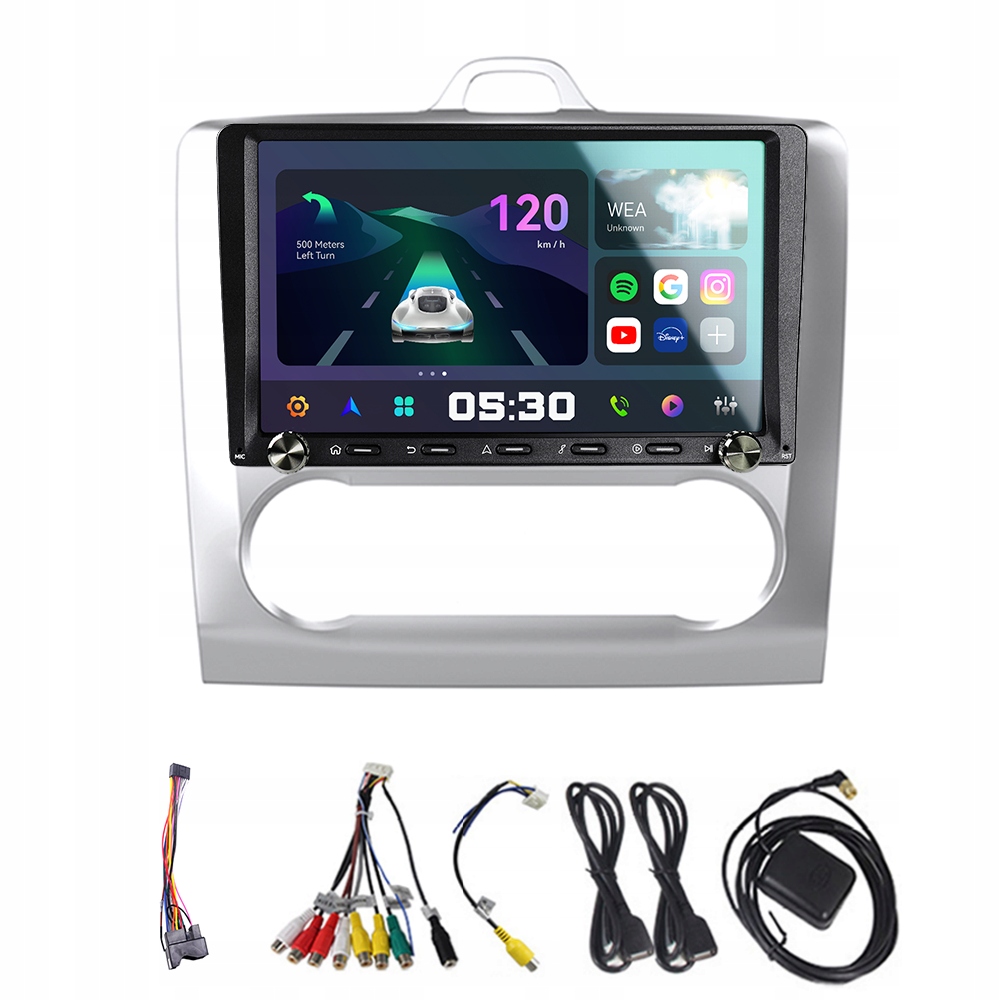 2Din Android 13 autorádio pro Ford Focus 2 3 Mk2/Mk3 2004-2011 2G 32G Rds