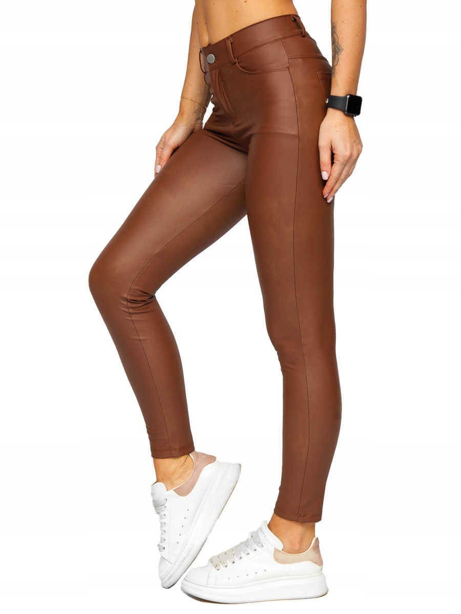 

Legginsy Damskie Czekoladowe DM850 Denley_s