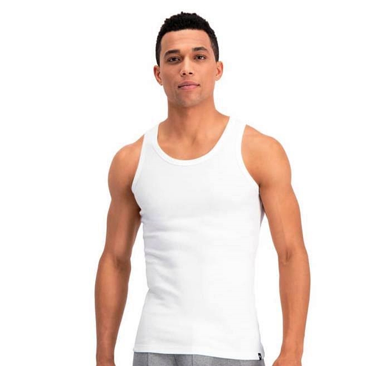 

Koszulka męska bez rękawów biała Puma 2-pack r. S