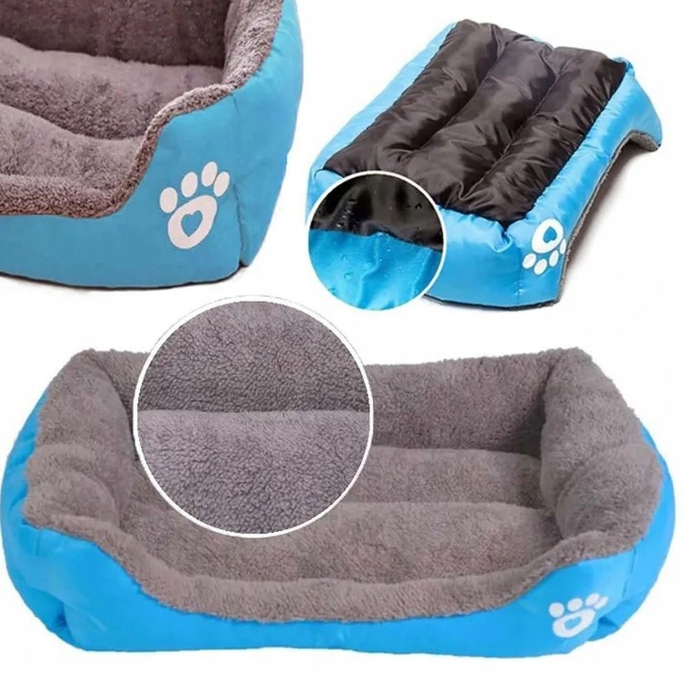 Levně Pelíšek pro psa a kočku XXL 100 x 75 cm, plyšová měkká polštář