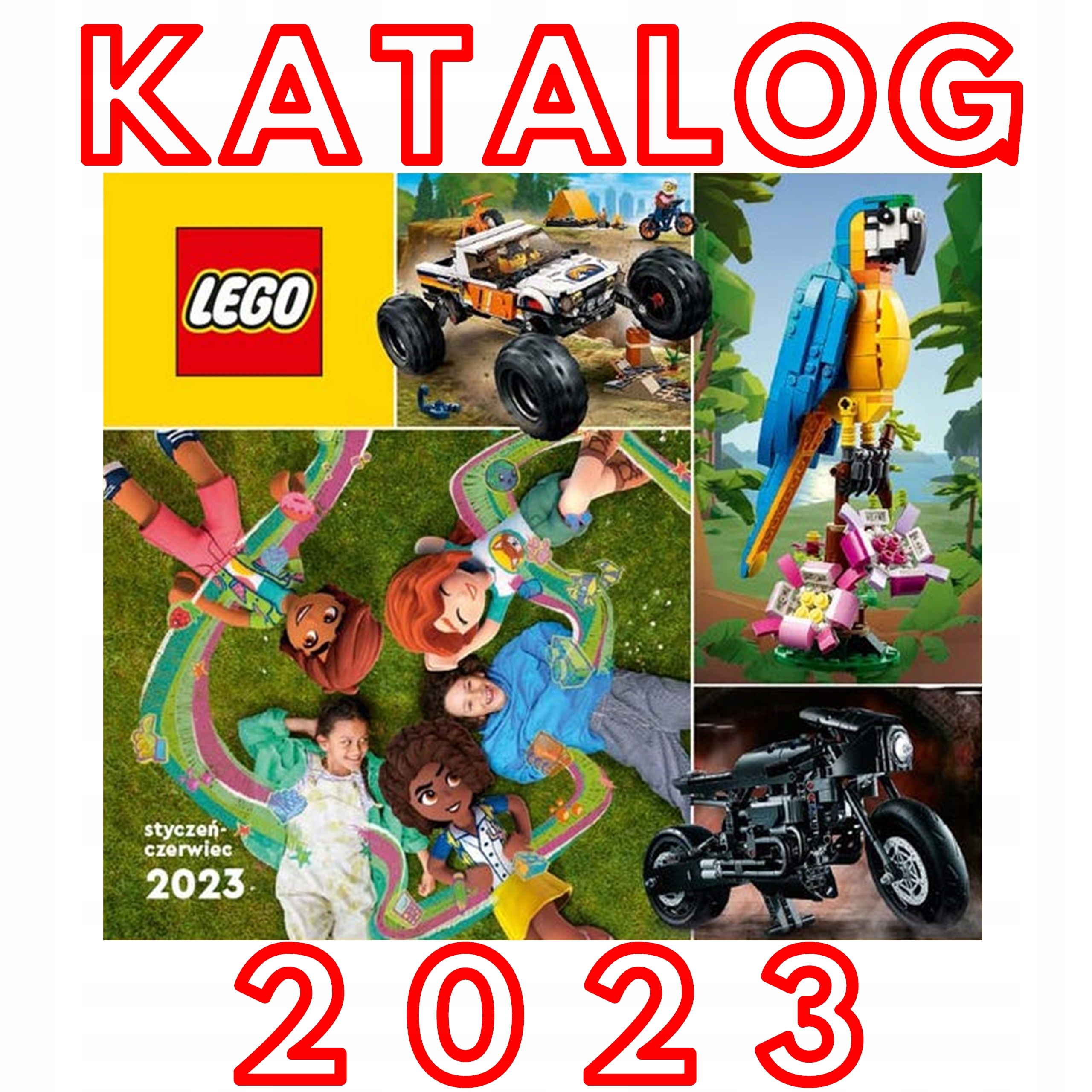 Katalog LEGO 2023 STYCZEŃ CZERWIEC Bilet Legoland Marka LEGO