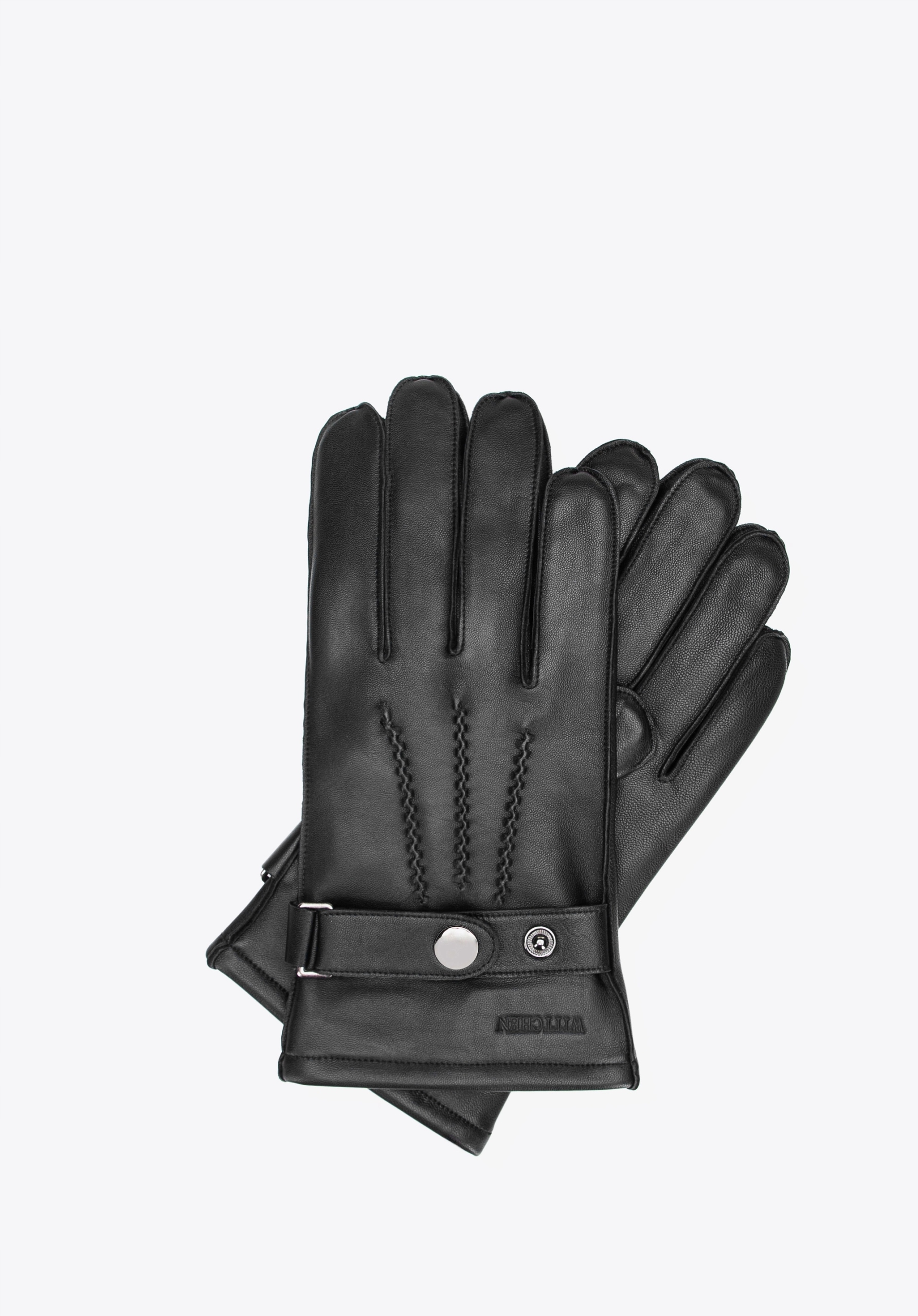 Pánské zimní zateplené rukavice Wittchen 39-6A-044-1 L, Černá