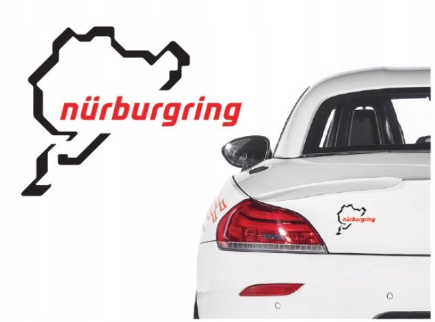 

Naklejka na samochód samochodowa Nurburgring