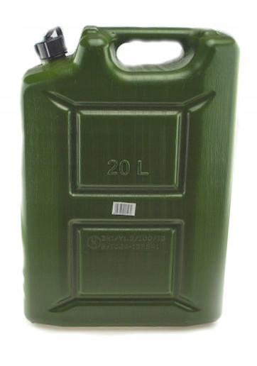 KANISTER PLASTIKOWY 20l NA PALIWO Z LEJKIEM BAŃKA Kod producenta hqw5301810