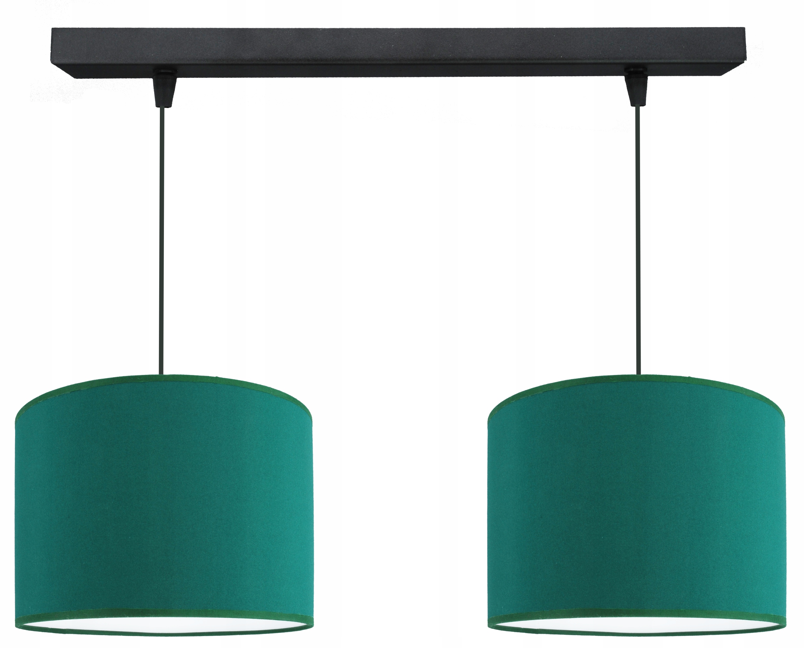 Moderní závěsná lustrová lampa, módní stropní stínidlo 20 cm, zelená, Led