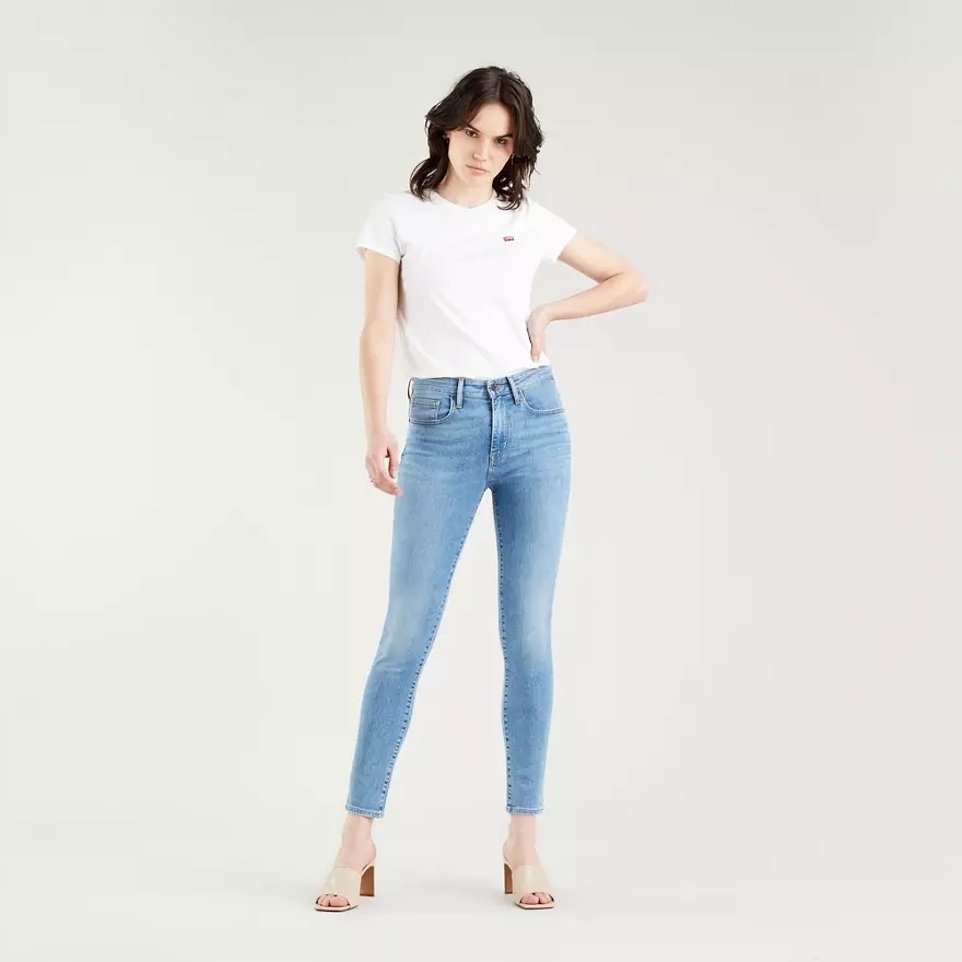 Levi's Dámské Přiléhavé Úzké Nohavice Z Bavlny A Elastanu W24 L32 7BA