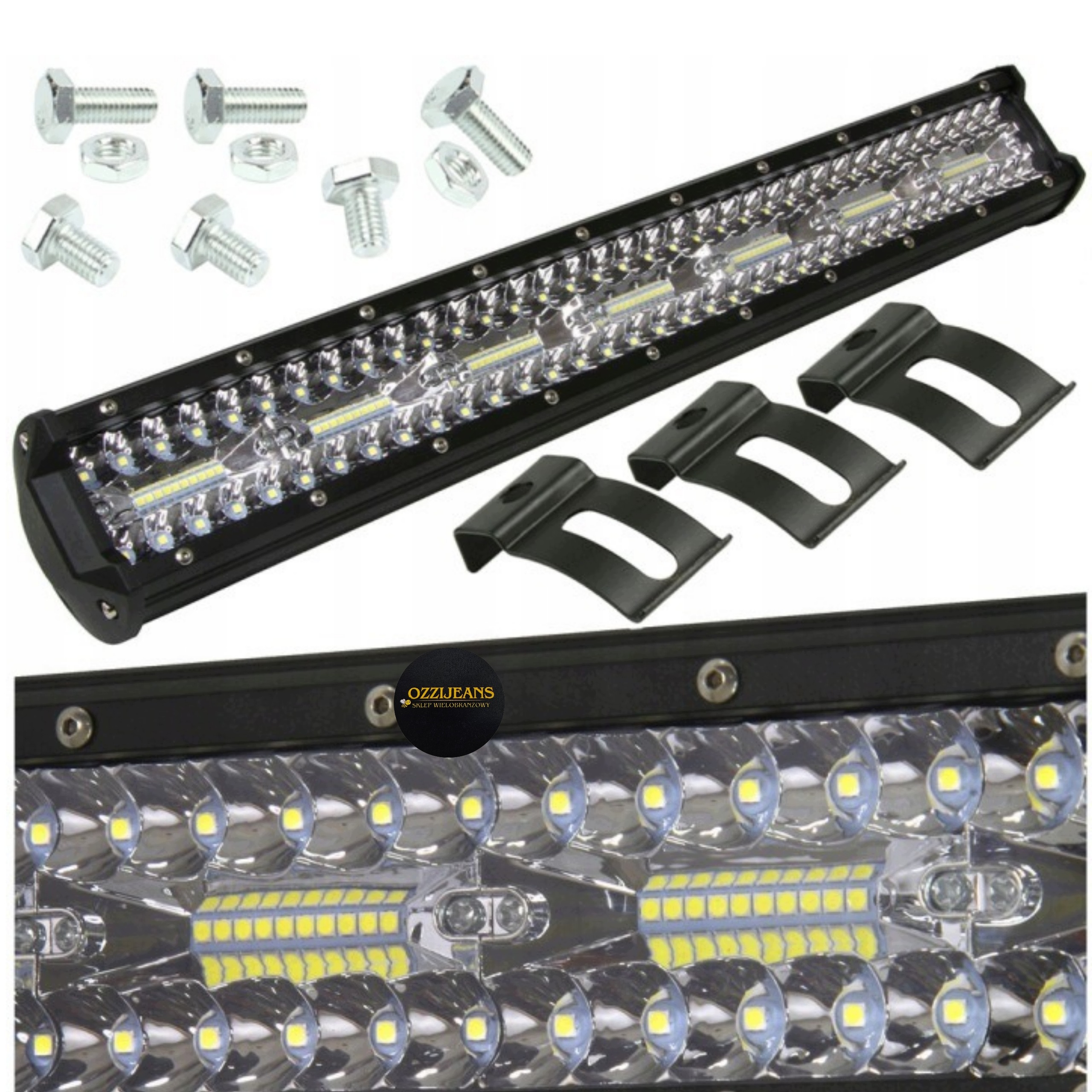 Pracovní Lampa 70CM Přímá 12V 24V Led Dálkový Nosník 700mm Led Bar 600W