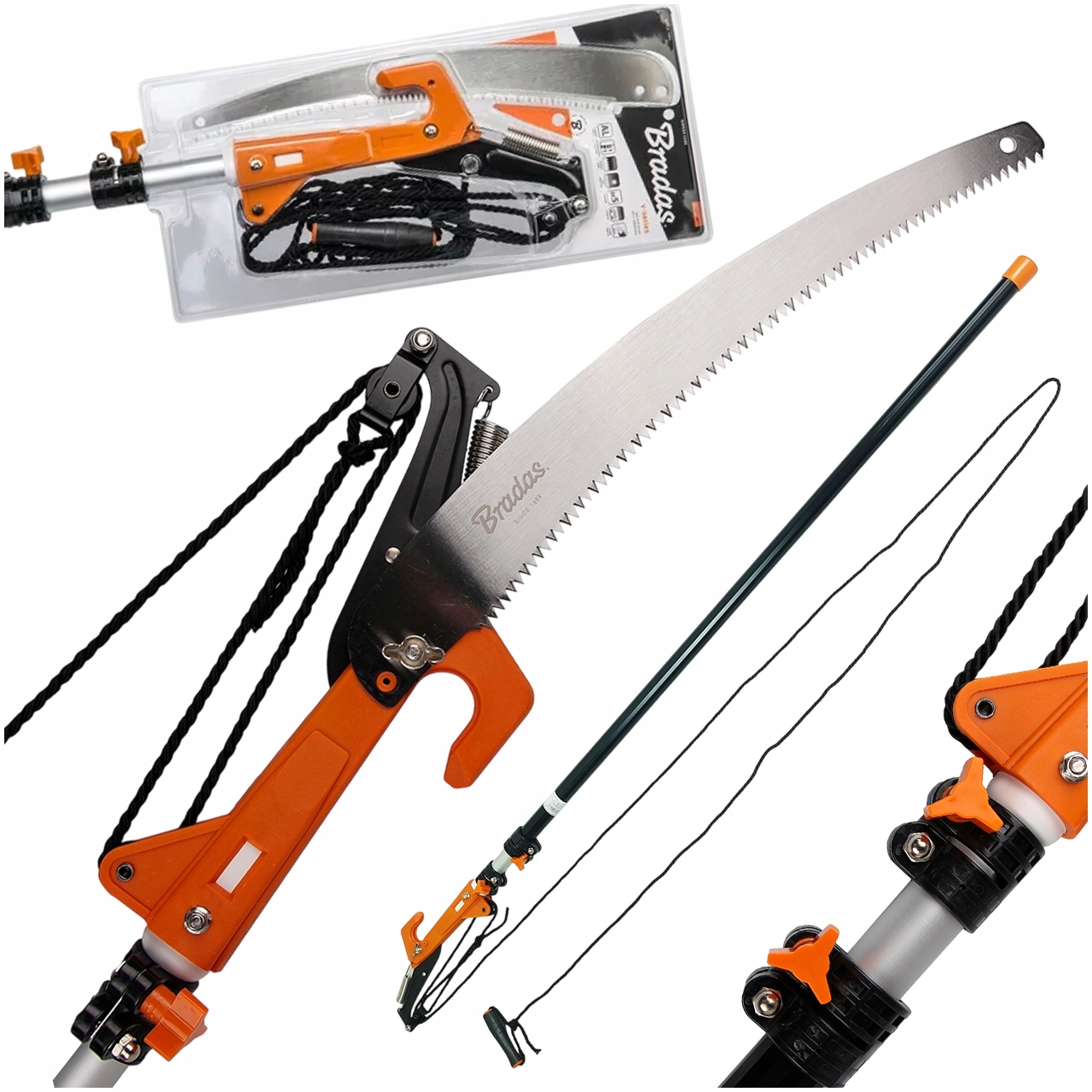 Piła z Sekatorem na Teleskopowym Trzonku 3,75m