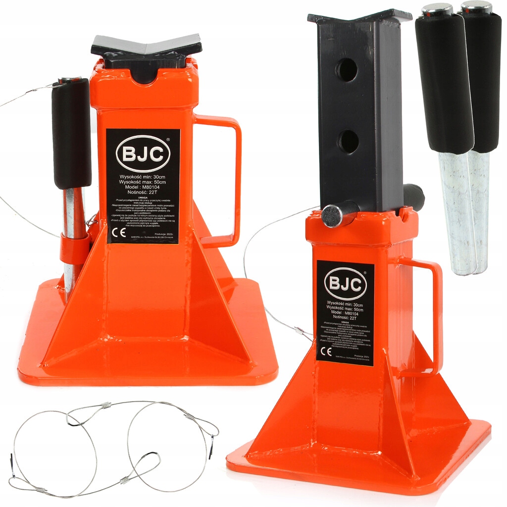 KOBYŁKI PODSTAWKI 22T PODPORY PODPÓRKI SAMOCHODOWE WARSZTATOWE STOJAKI 2szt Kod producenta M80104