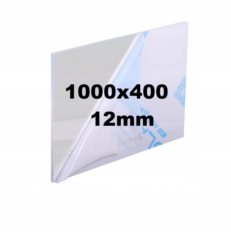 Pleksi /plexi Pleksa /plexa Bezbarvá na míru 1000x400x12mm Akrylová Deska