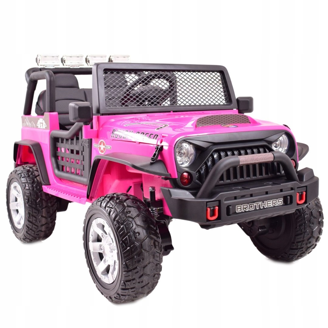 Wielki Dzip 4X4 Rough Speed, Funkcja Bujania, Walizka, Radio Fm, Miękkie Ko