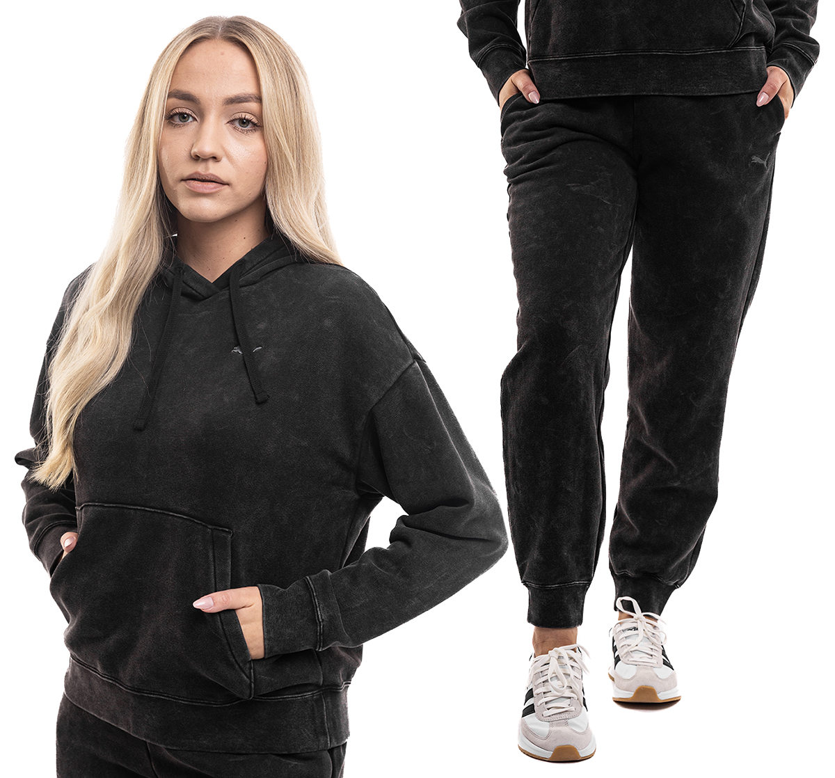 Teplákovka Komplet Puma Dámská Mikina Kalhoty Sportovní sada Bavlněná vel XL