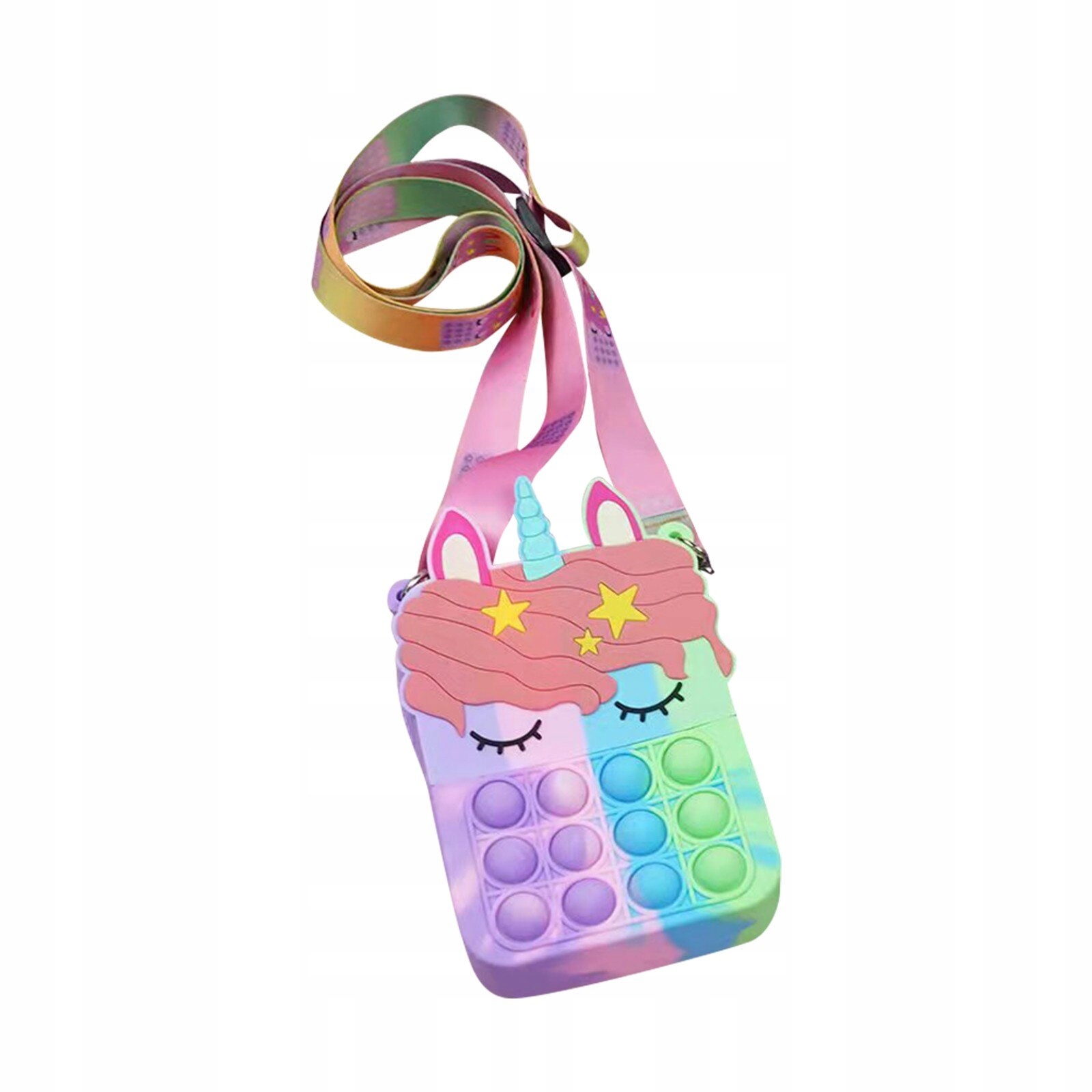 

Torebka Saszetka Push Bubble Pop It Jednorożec
