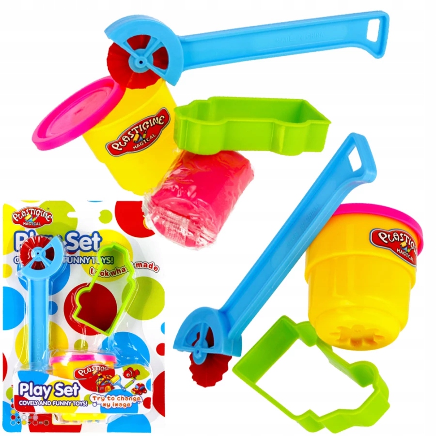 

Zestaw Masa Plastyczna Ciastolina Foremka Nożyk