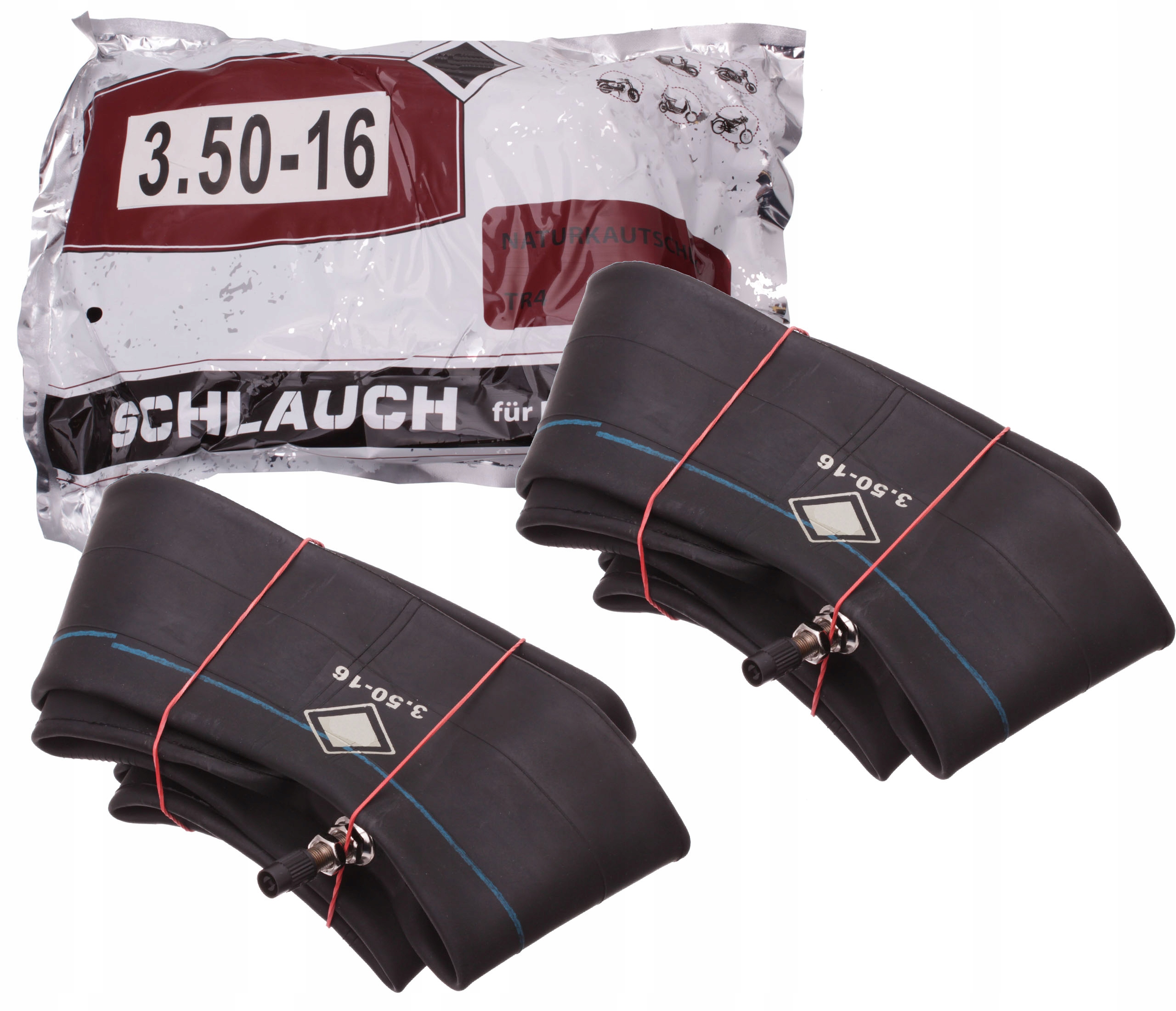 2X Dętka Mz Etz Ts Es 150 250 Jawa 250 559 360 Simson 16 x 3.50 16-3,50 Ifa