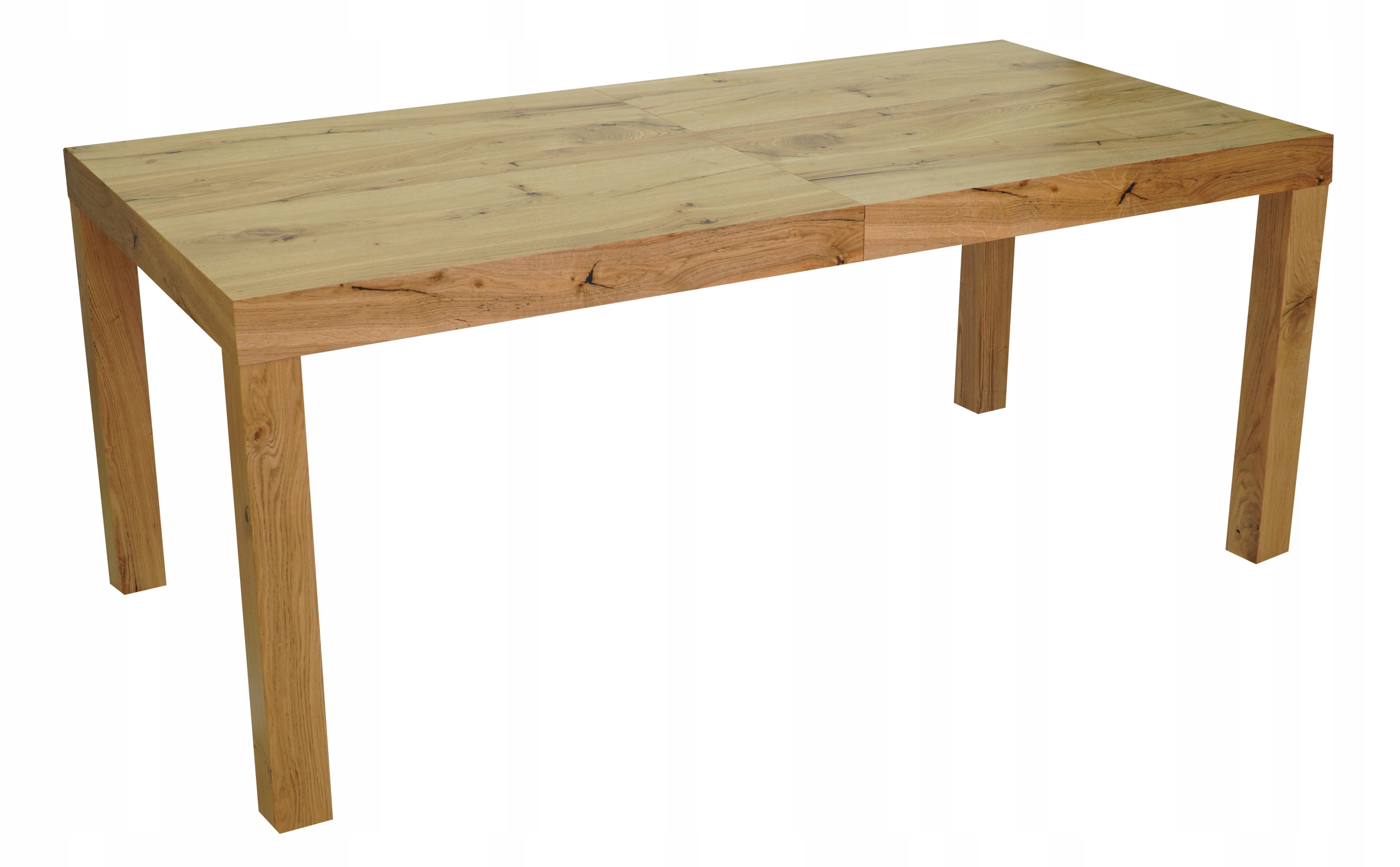 

Stół Rozkładany Fornir Dąb Sękaty ST-04 140x80+40