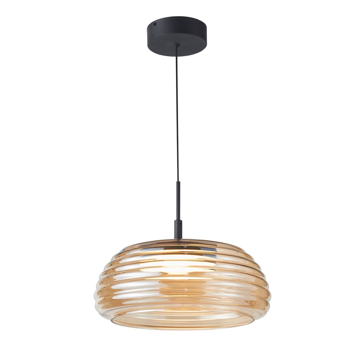Závesná Led lampa 20W Loculi PND-24040-BK-AMB Italux