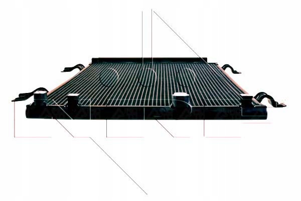 nrf 350100 конденсатор, радиатор кондиционера
