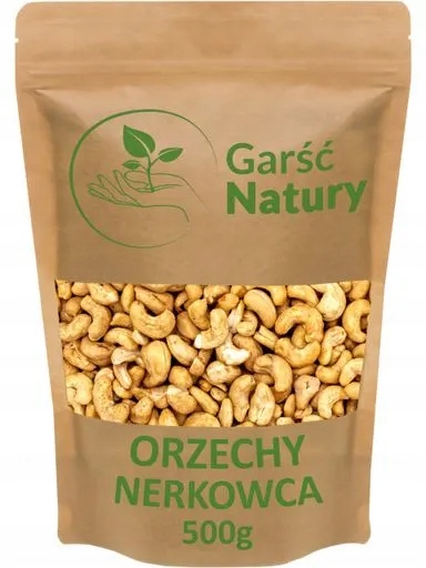 2x Garść Natury Kešu Ořechy 500 g