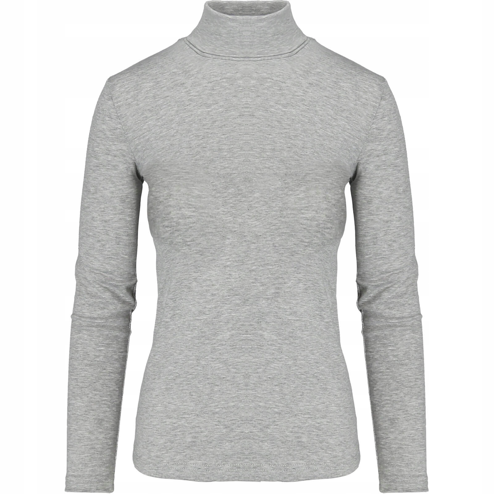 Golf Damski Cienki Elastyczny Sweter melanż L Wzór dominujący bez wzoru