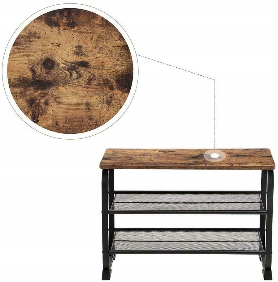 REGAŁ NA BUTY ŁAWKA PÓŁKA SZAFKA LOFT INDUSTRIALNA Rodzaj montażu stojący