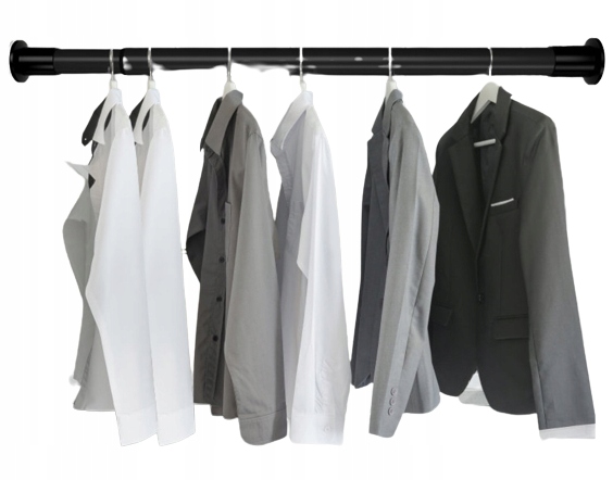 DRĄŻEK NA UBRANIA ROZSUWANY KARNISZ 50-90CM ŚR. 25 Kod producenta 634017