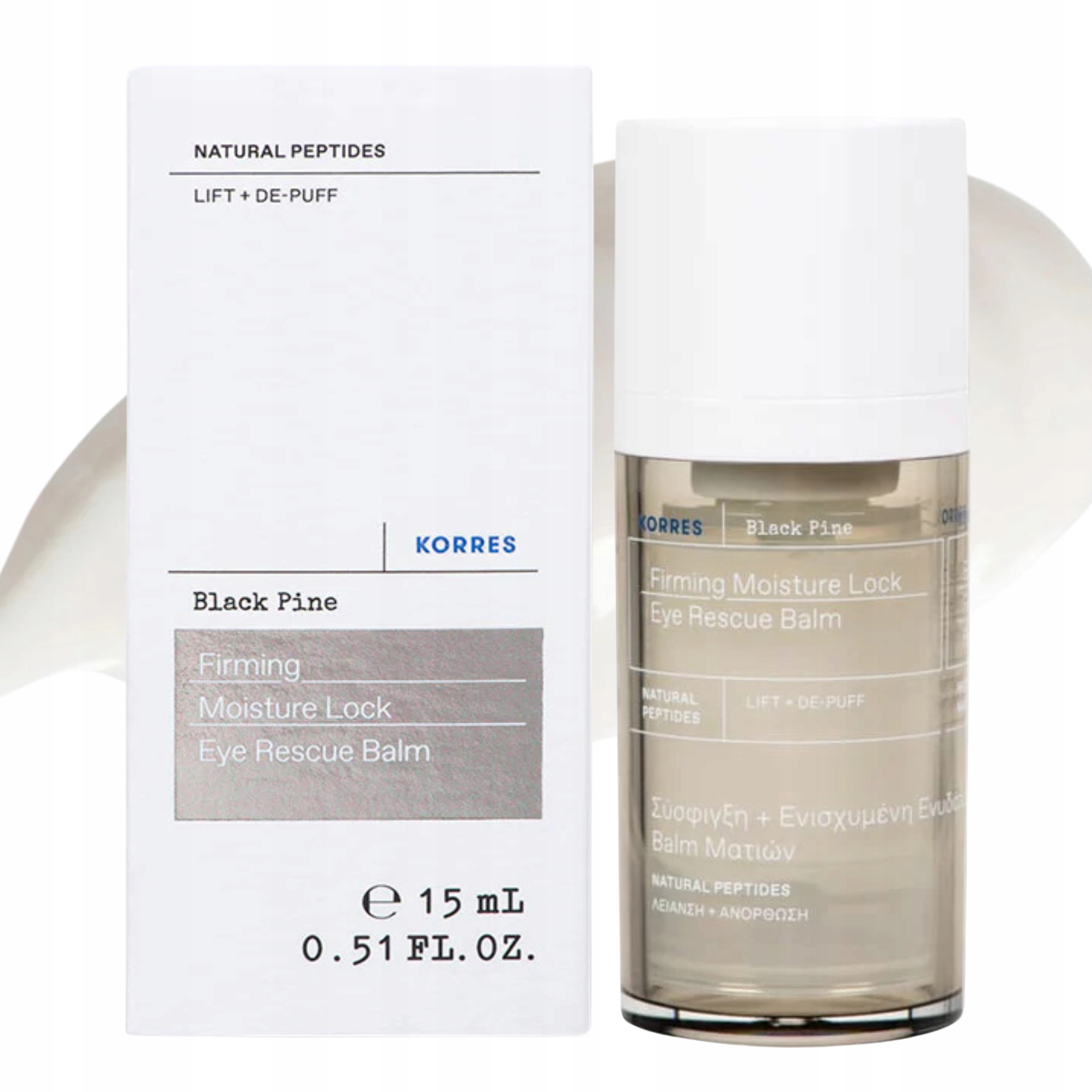 Krem pod oczy na cienie Ujędrniający Korres Black Pine Eye Balm 15ml