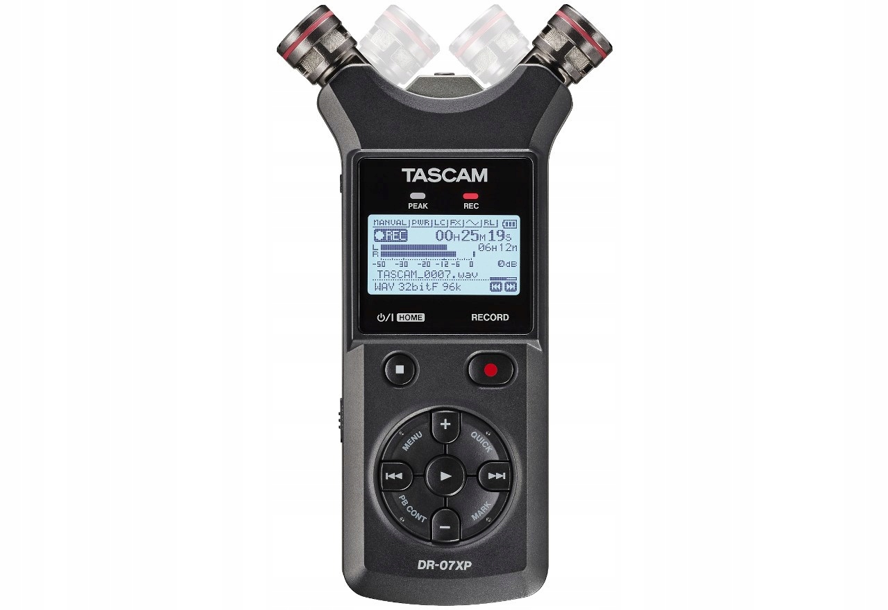 Tascam DR-07XP Přenosný digitální rekordér s rozhraním