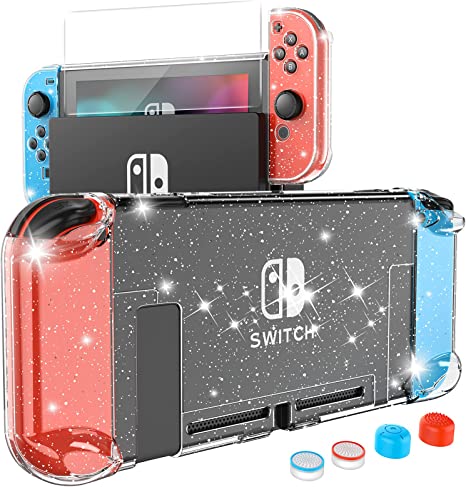 Etui brokatowe Heystop do Nintendo Switch