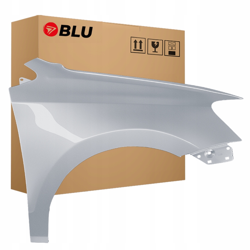 Blu Blatník Vw Polo 6R V 5 LA7W pravý stříbrný 09-17 přední pozink